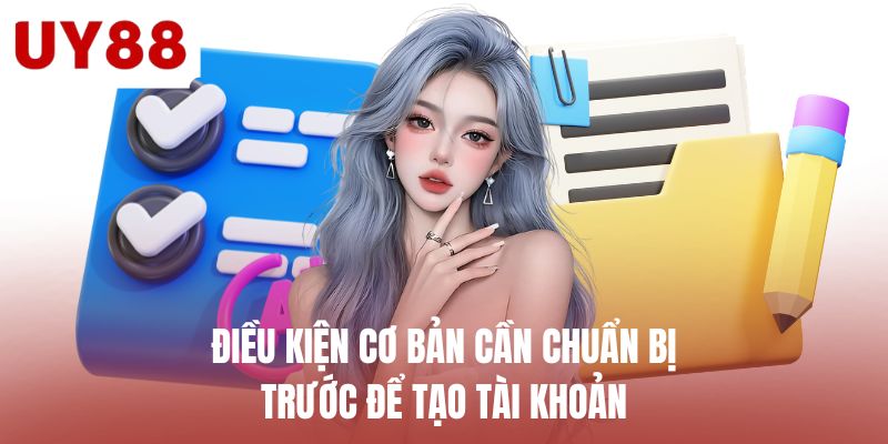 Điều kiện cơ bản cần chuẩn bị trước để tạo tài khoản 